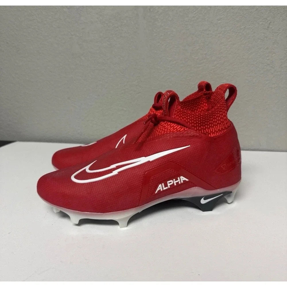 Nike Alpha Menace Elite 3 Football Cleats University Red CT6648-616 Mens 11.5